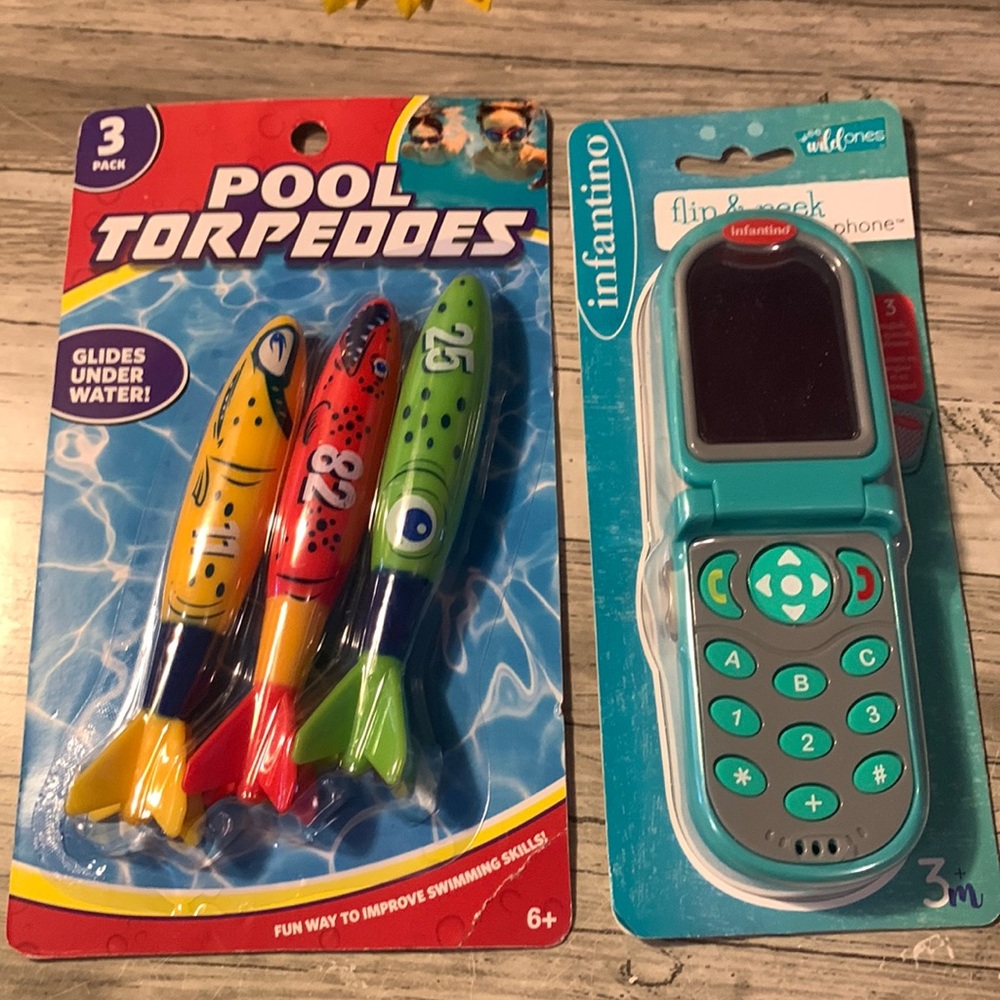 Bundle brand new pool torpedoes and a fun phone 3+ m